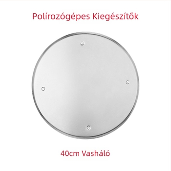 Cement polírozó kiegészítő készlet vastagodott műanyag csiszoló koronggal, szivacskoronggal, csiszolópapírral és fémlemez — Winning márka