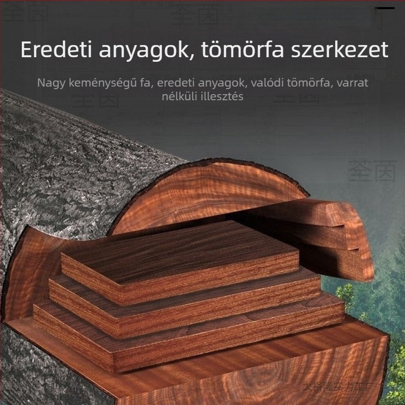 Rózsafa tömör vágódeszka, penészálló, teljes fa kivitelű konyhai vágódeszka, vastított dizájn, új stílus