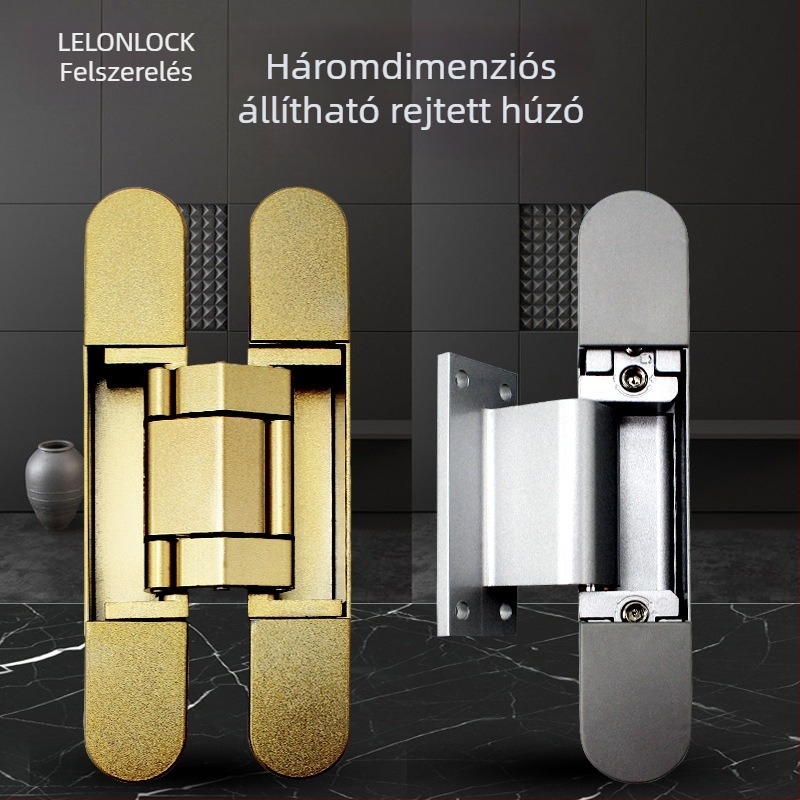 Cinkötvözetű kereszthorgony H-zsanér, rejtett, nagy teherbírású, európai stílusú, 3D-s állítható, modellek G40/G80/G120