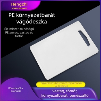 Hengzhi PE műanyag vágódeszka a konyhában, zöldségek és gyümölcsök számára, fehér, tészta nyújtó deszka