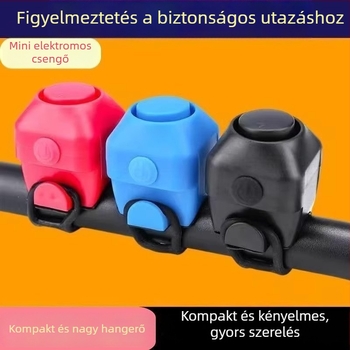 Rejtett kerékpárkürt nagy hangerővel, Modell A-08, műanyag, Friendly márka