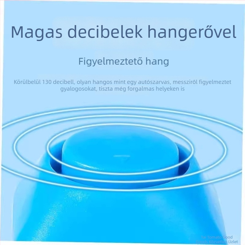 Rejtett kerékpárkürt nagy hangerővel, Modell A-08, műanyag, Friendly márka