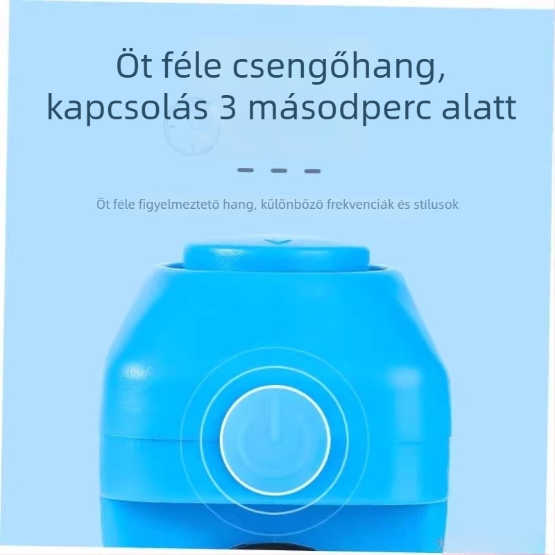 Rejtett kerékpárkürt nagy hangerővel, Modell A-08, műanyag, Friendly márka