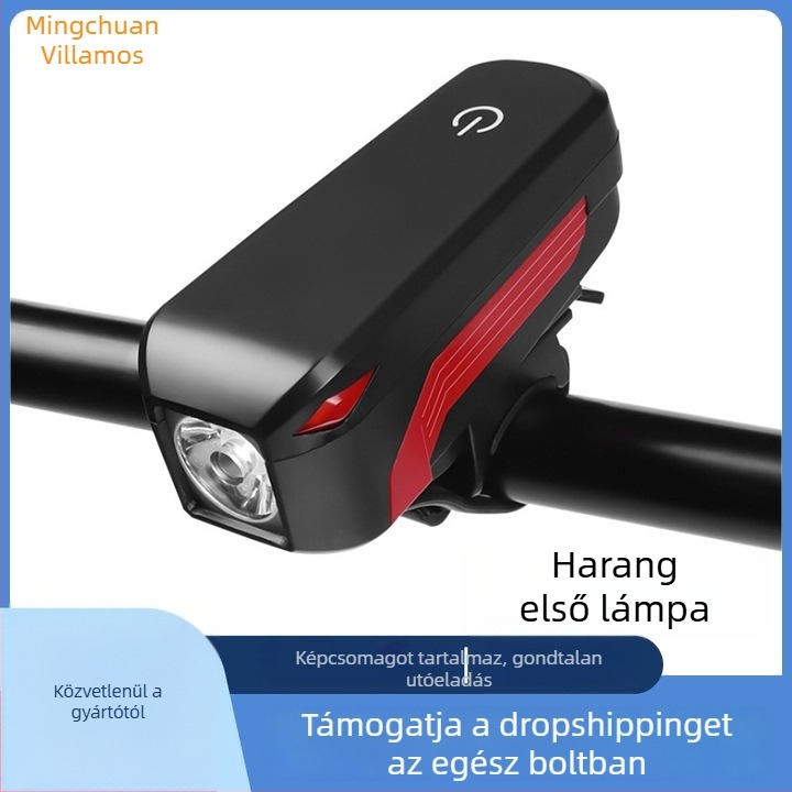 Mingchuan MTB első lámpa, USB töltés, LED T6
