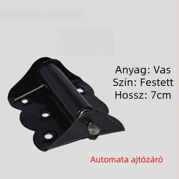 Hálószárny ajtó zsanér, rugós, rozsdamentes acélból, automatikus záródás, pillangó típus