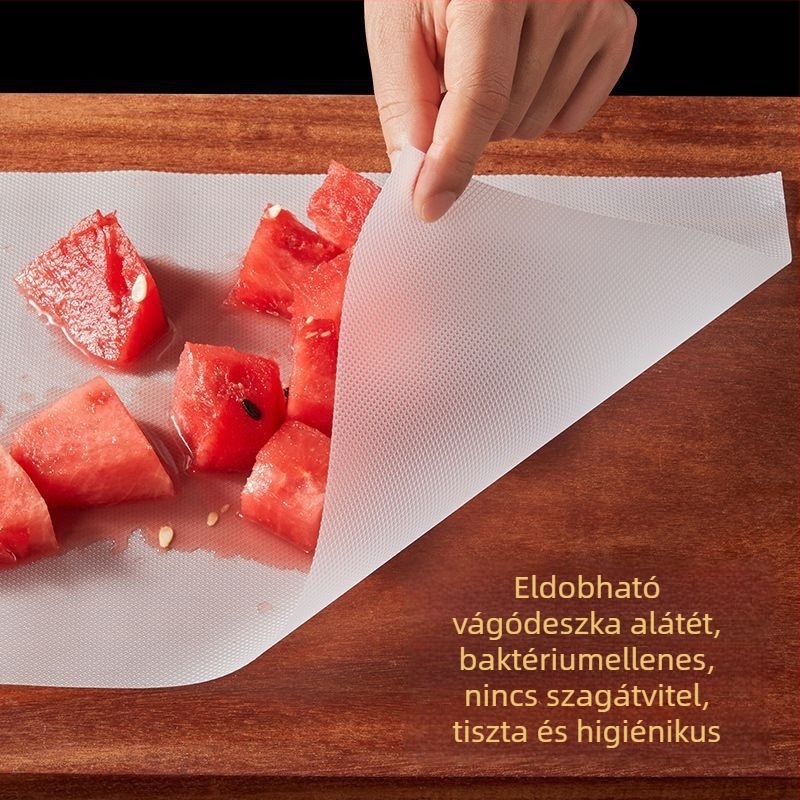 Egyszer használatos vágódeszka, élelmiszer-minőségű, penészmentes, hordozható konyhai segéd, babák ételéhez és gyümölcsökhöz