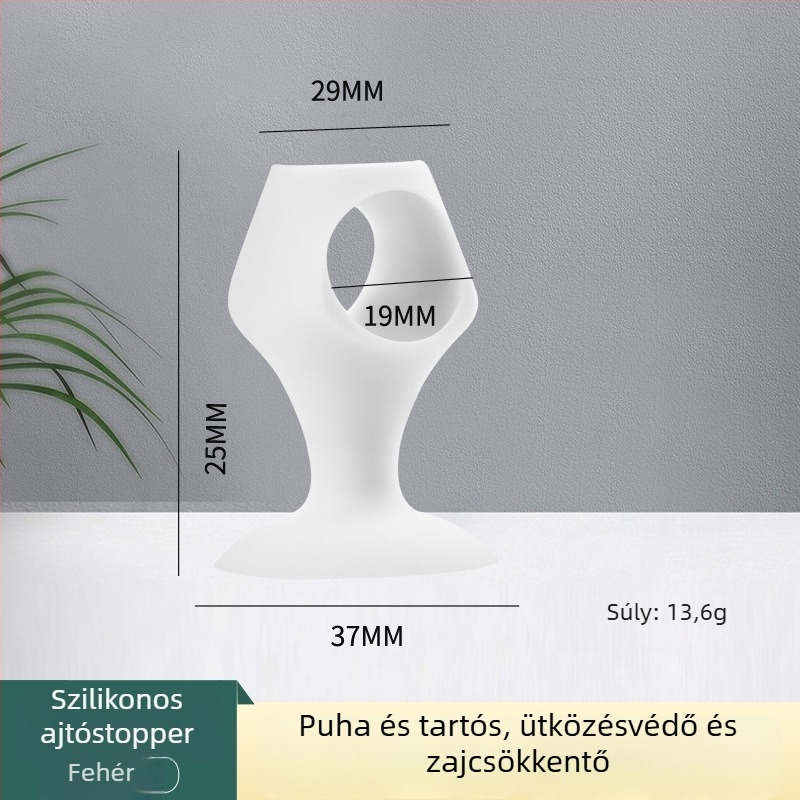 Silikon ajtóstop nél lyukasztás nélkül, falra szerelt Ct-01, modell 0018, fürdőszobai anti-ütközés, kézi vezérlés, Yuezhi márka, könnyű luxus stílus