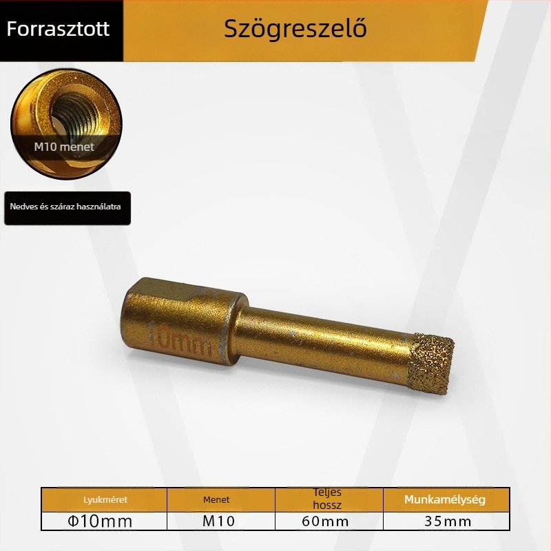 Majestic Kerámia csempe lyukfúró száraz fúráshoz, márványra, gránitra és kőlemezekhez