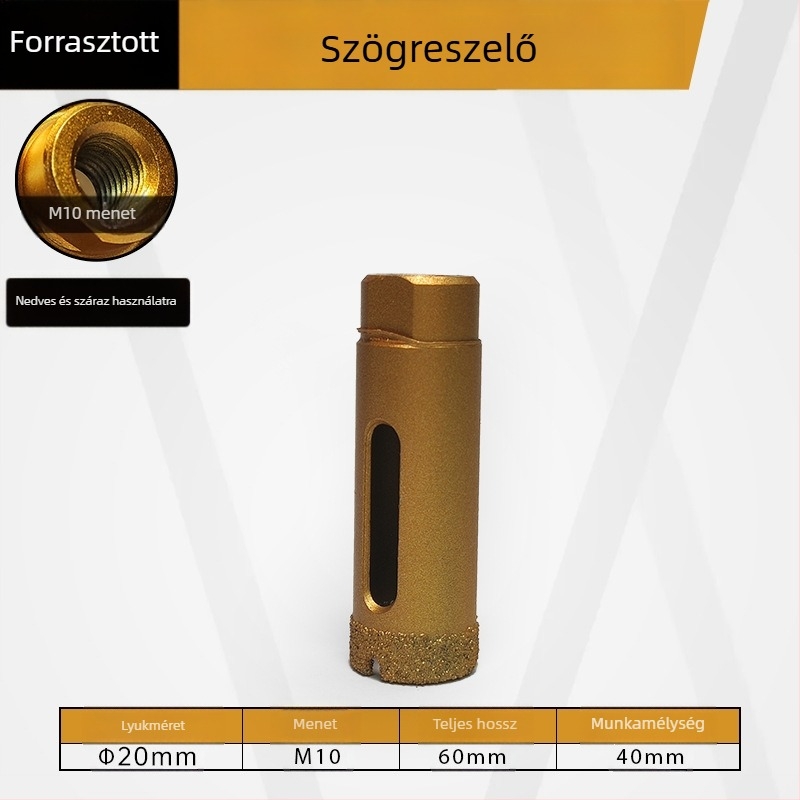 Majestic Kerámia csempe lyukfúró száraz fúráshoz, márványra, gránitra és kőlemezekhez