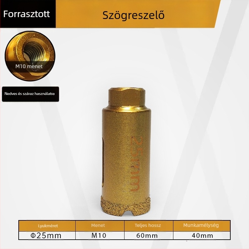 Majestic Kerámia csempe lyukfúró száraz fúráshoz, márványra, gránitra és kőlemezekhez