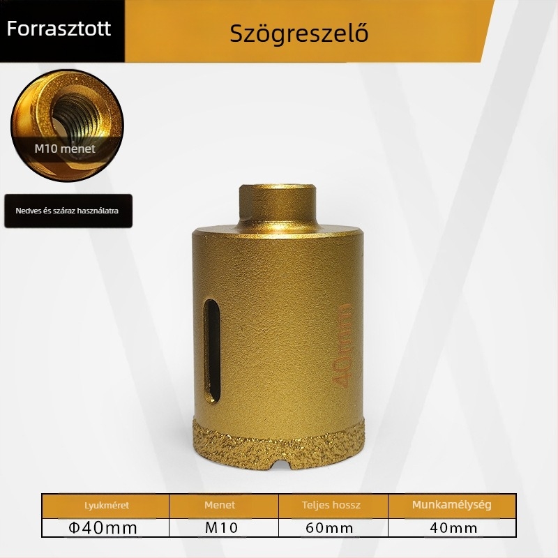 Majestic Kerámia csempe lyukfúró száraz fúráshoz, márványra, gránitra és kőlemezekhez