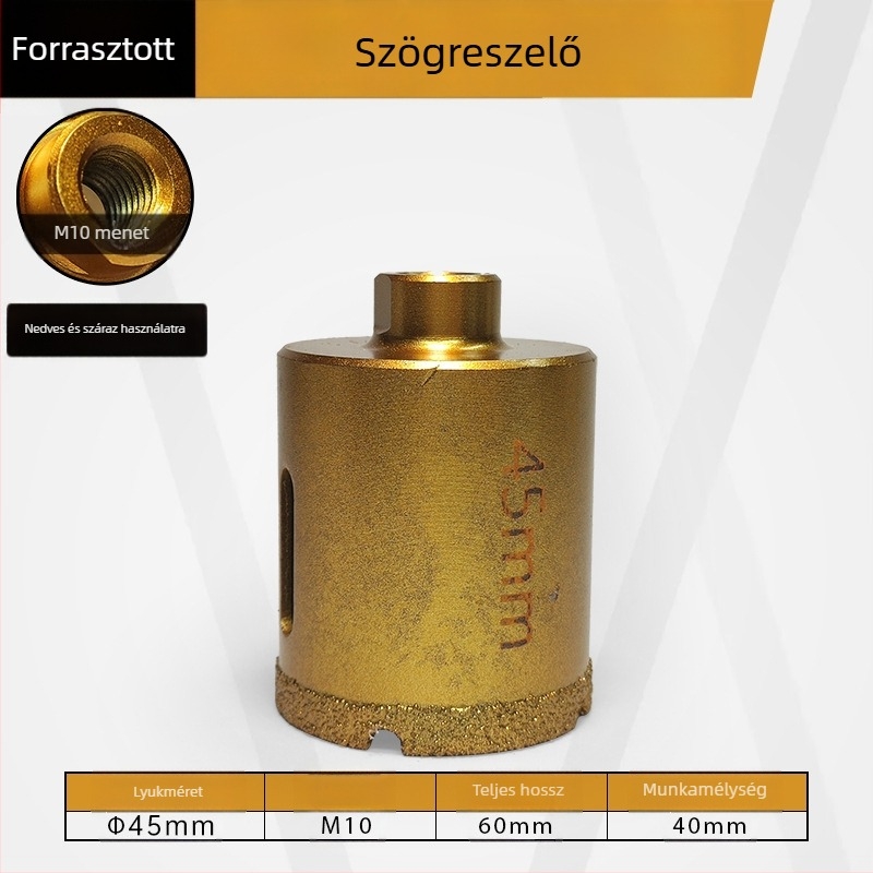 Majestic Kerámia csempe lyukfúró száraz fúráshoz, márványra, gránitra és kőlemezekhez