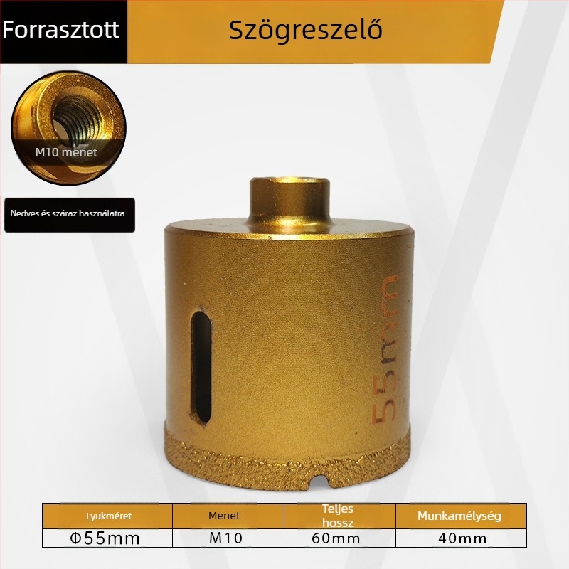 Majestic Kerámia csempe lyukfúró száraz fúráshoz, márványra, gránitra és kőlemezekhez