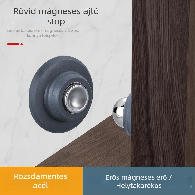 Szilikon ajtó szívó rendszer, modell GJDMX, falra szerelhető, manuális működés, anyag: szilikon