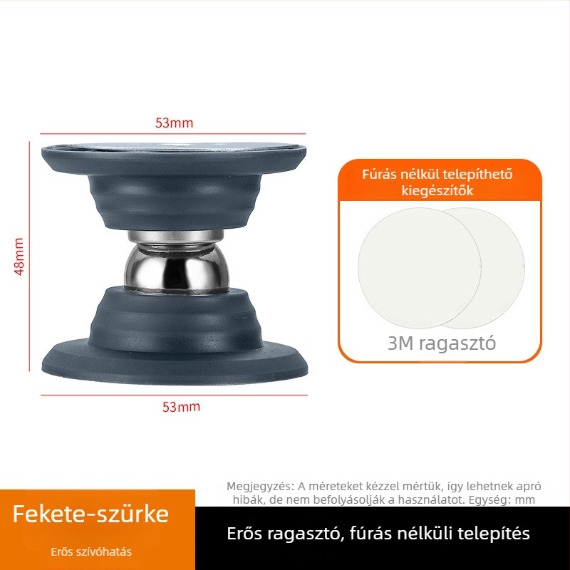 Szilikon ajtó szívó rendszer, modell GJDMX, falra szerelhető, manuális működés, anyag: szilikon