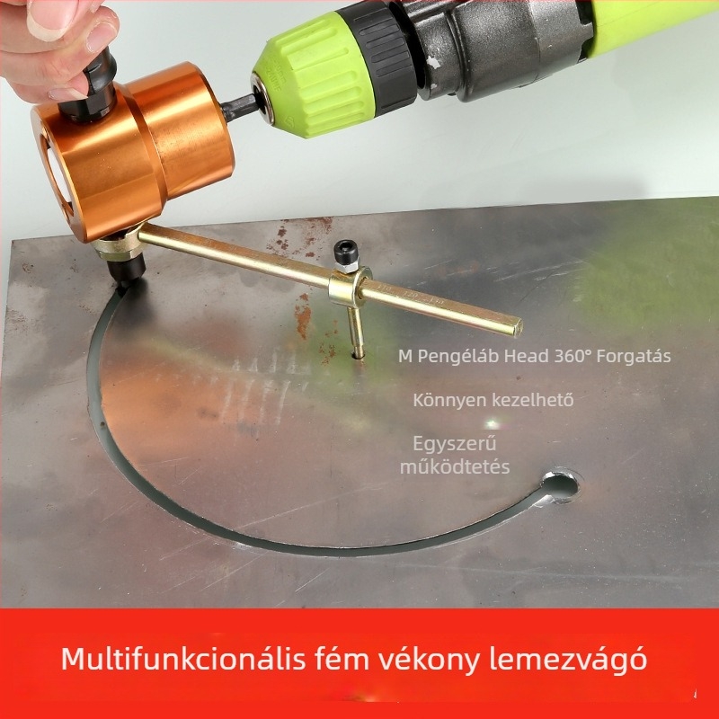 YT-160A Kétfejű Fémlemez Vágó, Konstrukció Alumínium Ötvözet és Szénacél