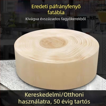 Ginkgo vágódeszka tömörfából, kétoldalas, csúszásmentes