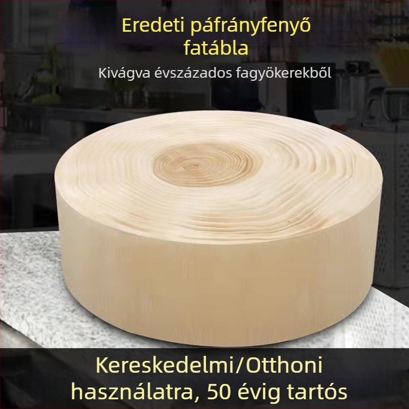 Ginkgo vágódeszka tömörfából, kétoldalas, csúszásmentes