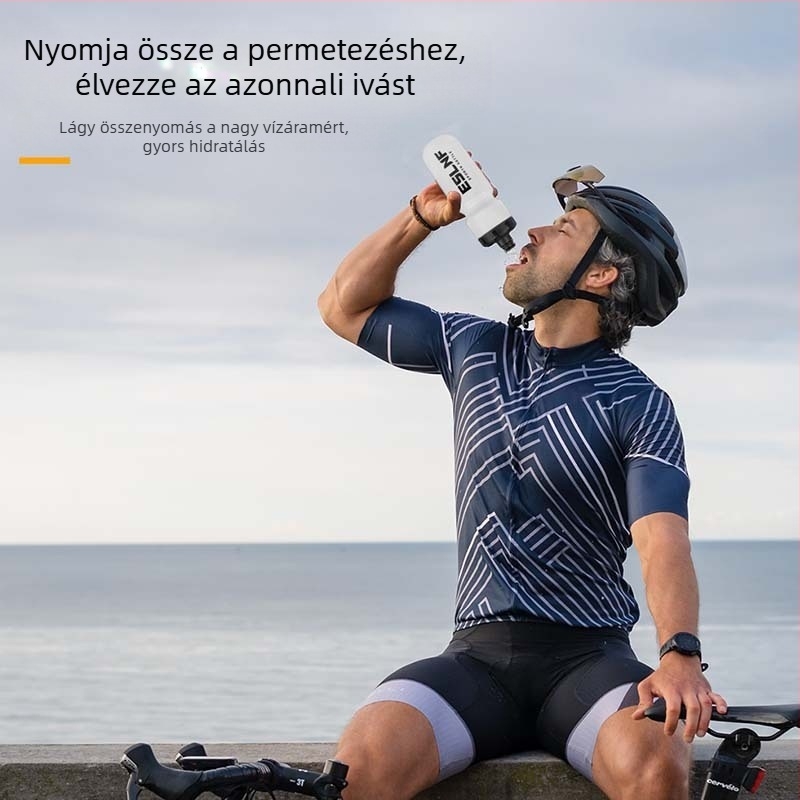 ESLNF kerékpáros kulacs, nagy kapacitású, összenyomható, jég megőrzése, hegyi- és országúti kerékpárokhoz