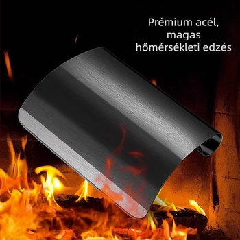 Rozsdamentes acélből és mangánacélból készült sertésszőr-kaparó kés, szőrzet eltávolítására és bőrkaparáshoz