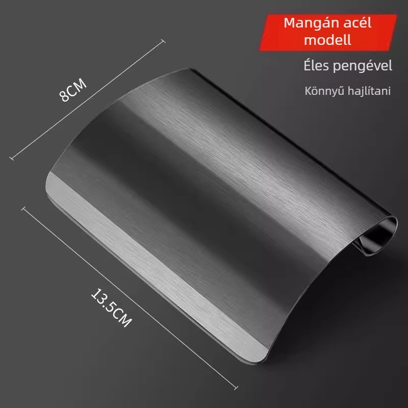 Rozsdamentes acélből és mangánacélból készült sertésszőr-kaparó kés, szőrzet eltávolítására és bőrkaparáshoz