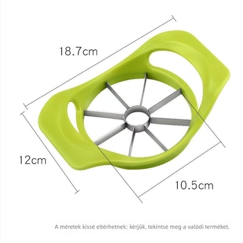 Gyümölcsvágó Han twelve, rozsdamentes acél, modern minimalista design, gyümölcs szétválasztó