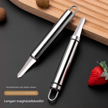 Rozsdamentes acél Longanhéj- és húselőhúzó eszköz – konyhai gadget, márka Painting dream, származás Jieyang, logóval