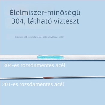 Rozsdamentes acél grillnyársak, lapos kivitel, újrahasználható, Tuoxin márka, spanyol dizájn