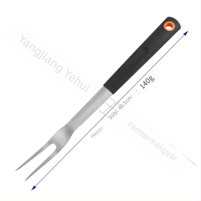 YEHUI rozsdamentes acél grill eszközök készlet kefével, villával, lapáttal és csipesszel; modern minimalista stílus