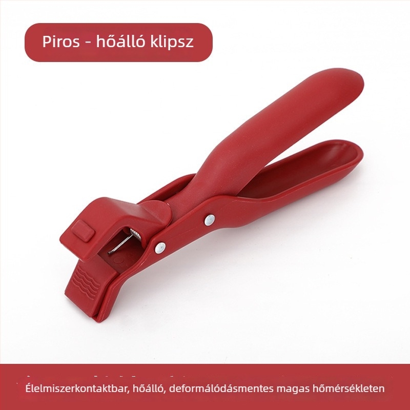 Csúszásmentes szilikon klipsz tálakhoz és tányérokhoz – Konyhai klipsz gőzöléshez, biztonságos, modern minimalista dizájn