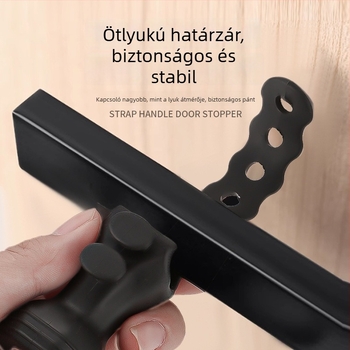 Szilikon ajtóstopper – állítható fogantyú modell, falra szerelhető, modern minimalist stílus