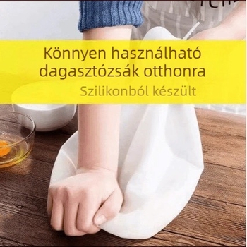 Konyhai tészta dagasztó zacskó szilikonból, otthoni használatra, tapadásmentes, dagasztáshoz és kelesztéshez