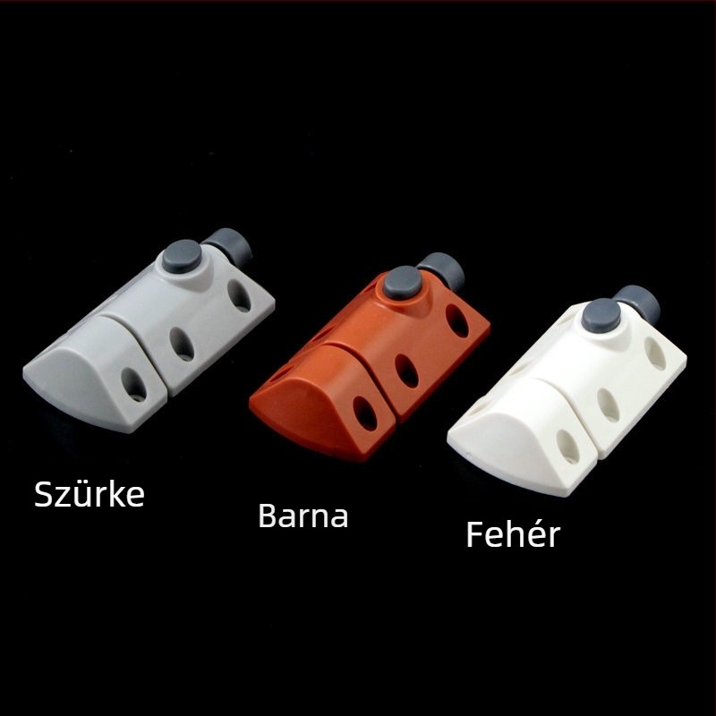 Műanyag nehéz teherbírású záróelem szekrényekhez és fa ajtókhoz, automata gombos rugós retesz, modern minimalista stílus