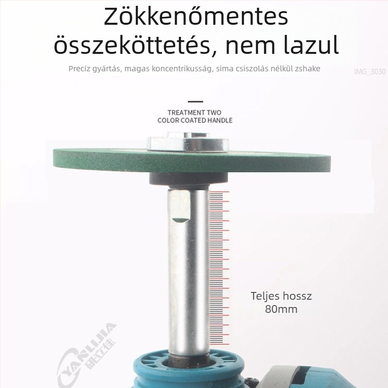 Yanlijia acélból készült toldórúd szögcsiszítóhoz – csatlakozó tengely a polírozáshoz és a csiszoláshoz, rudak módosítására szolgáló eszköz