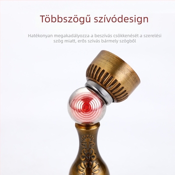 Alumínium ajtóállító fürdőszobához mágneses tartóval, ütődésvédő, fúrás nélkül, padlóhoz tapadó