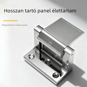 Zinkötvözetű ajtóblokkoló szállodai szobákhoz, hordozható, lyukasztás nélküli, állítható, felületi szerelés fix csavarral