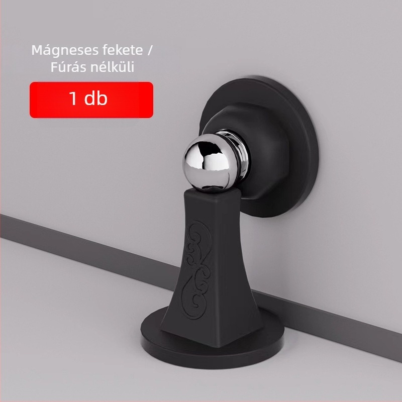 Ajtóstop – falra szerelt, PVC, modell Silicone door stopper 02, modern egyszerű stílus