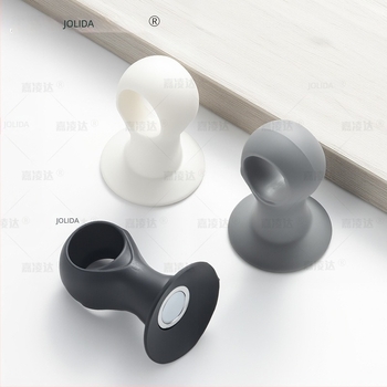 Fali ajtófogantyú szívóval, XP-mini modell, szilikon, modern egyszerű dizájn