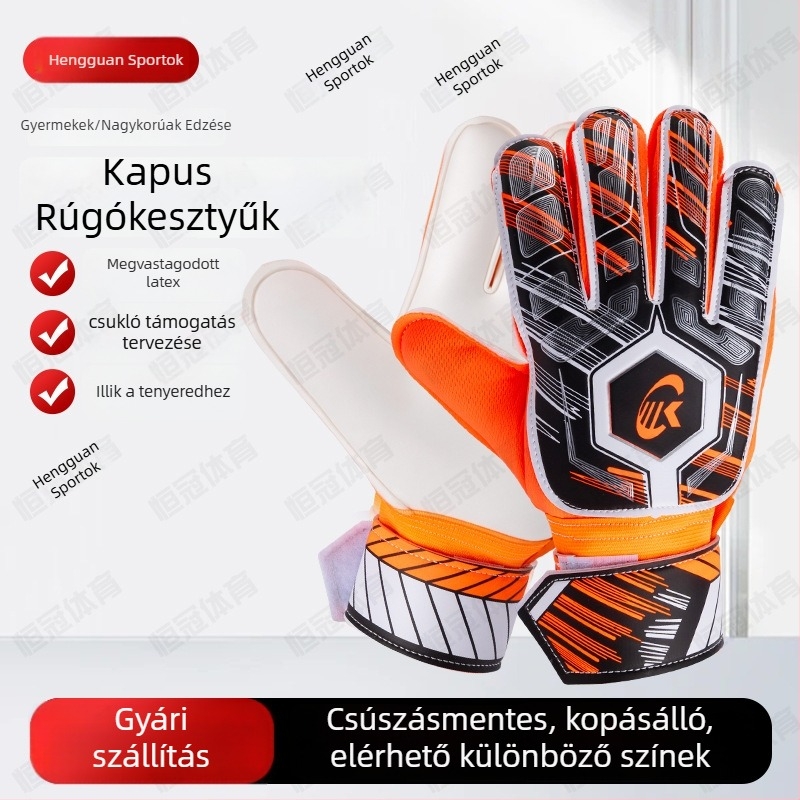 Labdarúgó kapus kesztyű - latex, Hengguan, modell 835, uniszex, futballhoz