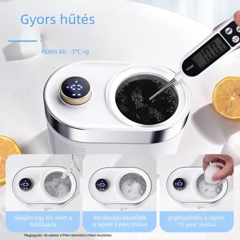 Forró és hideg pohár – mini hordozható, hűtés és melegítés, mechanikus működés, modell 03990, 12W, 5V/3A, tápellátás plug-in