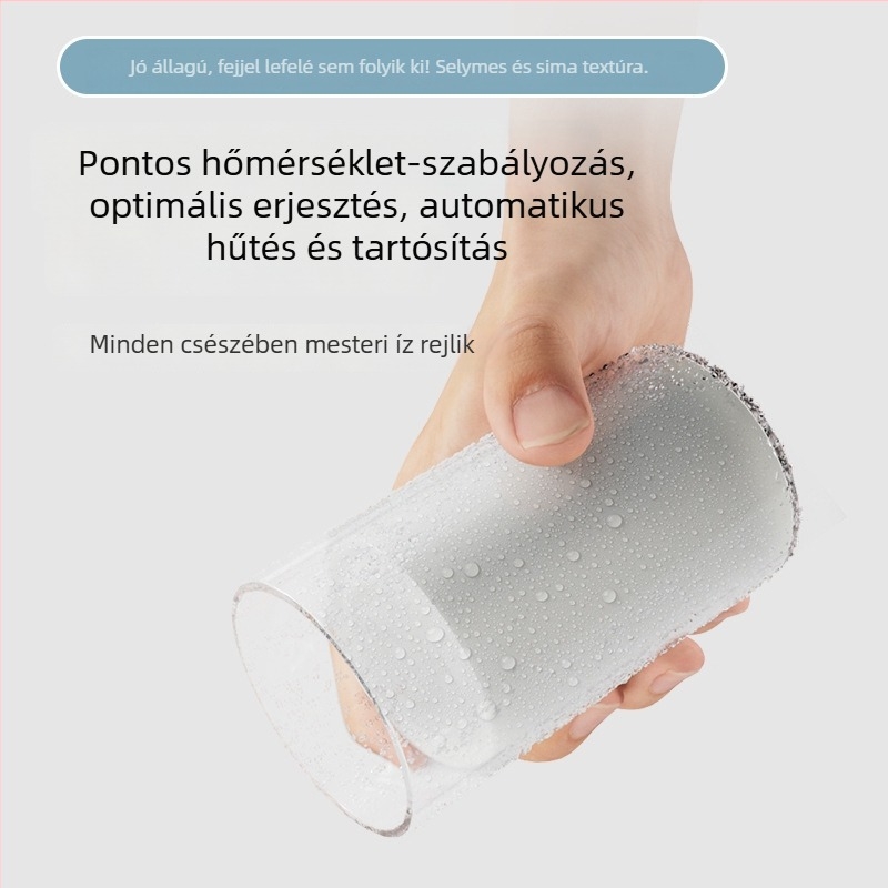 Intelligens joghurtkészítő fermentálással, hűtéssel és melegítéssel – három az egyben otthoni használatra.