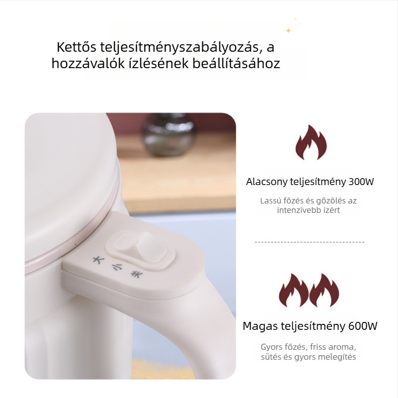 Medi Bear MC19 Többfunkciós elektromos főzőedény, 2L kapacitás, 2–3 személy részére, mechanikus üzemmód, gyors gőzölés