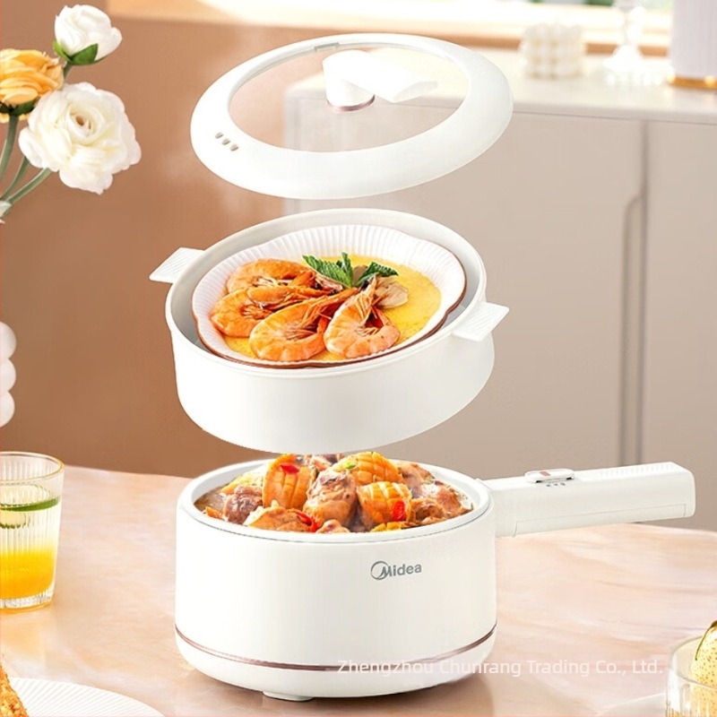 Midea MC-XZE2017 Elektromos többfunkciós főzőedény párolóval, kapacitás 2 L-ig, mikroprocesszoros vezérlés, 2–3 fő részére