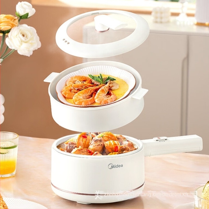 Midea MC-XZE2017 Elektromos többfunkciós főzőedény párolóval, kapacitás 2 L-ig, mikroprocesszoros vezérlés, 2–3 fő részére