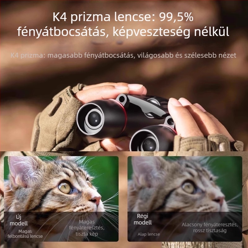 Aux/AOX AWY-10A901 8x Binokuláris, Hordozható, HD, Professzionális Szint, Modell AWY-10A901