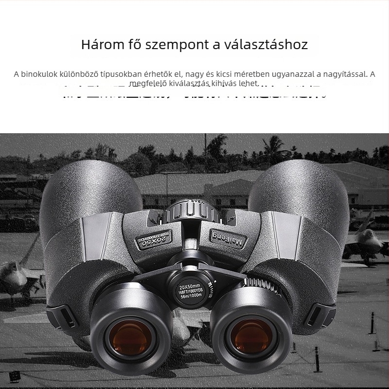 Maifeng DT20x50 Upgraded binokuláris, ED üveg, 20x50 nagyítás, polgári használat