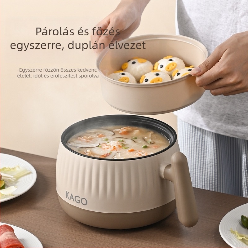 Kago 15a5 elektromos főzőedény, kapacitás legfeljebb 2 L, 1 személyre, 2 rétegű kialakítás