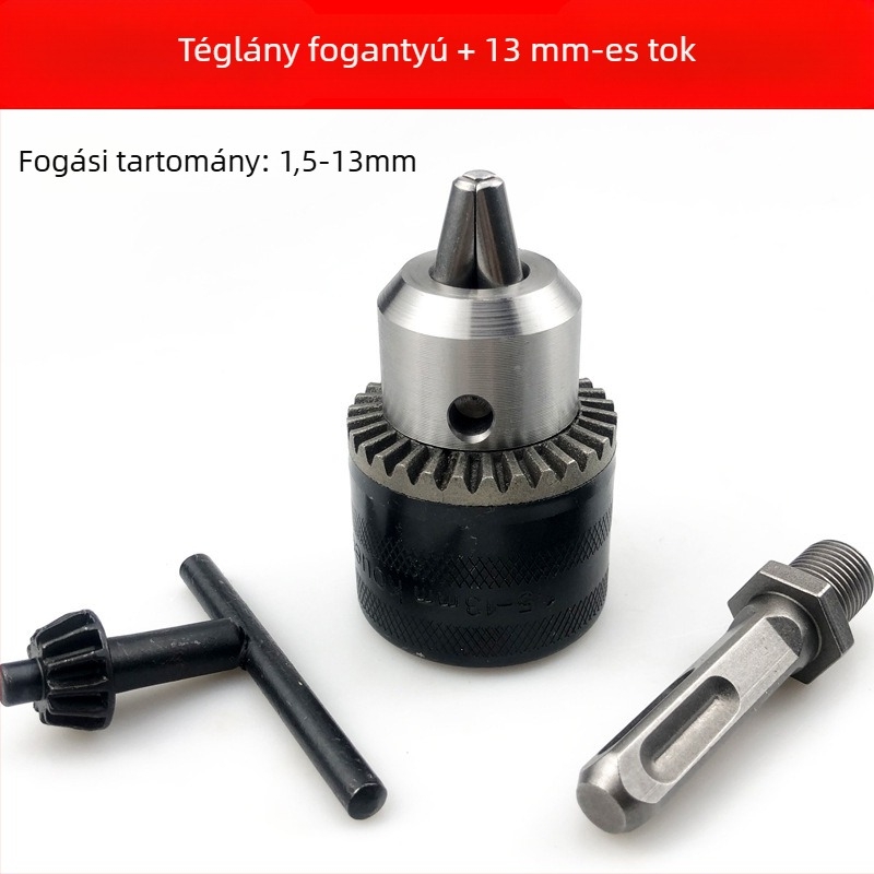 Yanrui Önzáró fúrótok adapter kézi és ütéses fúrókhoz – átalakító fej, fém-plasztikus konstrukció