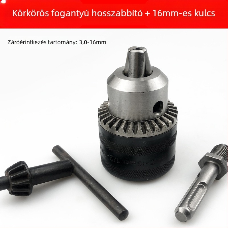 Yanrui Önzáró fúrótok adapter kézi és ütéses fúrókhoz – átalakító fej, fém-plasztikus konstrukció