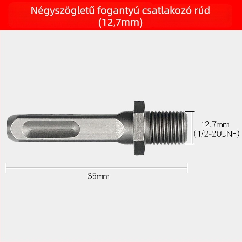 Yanrui Önzáró fúrótok adapter kézi és ütéses fúrókhoz – átalakító fej, fém-plasztikus konstrukció